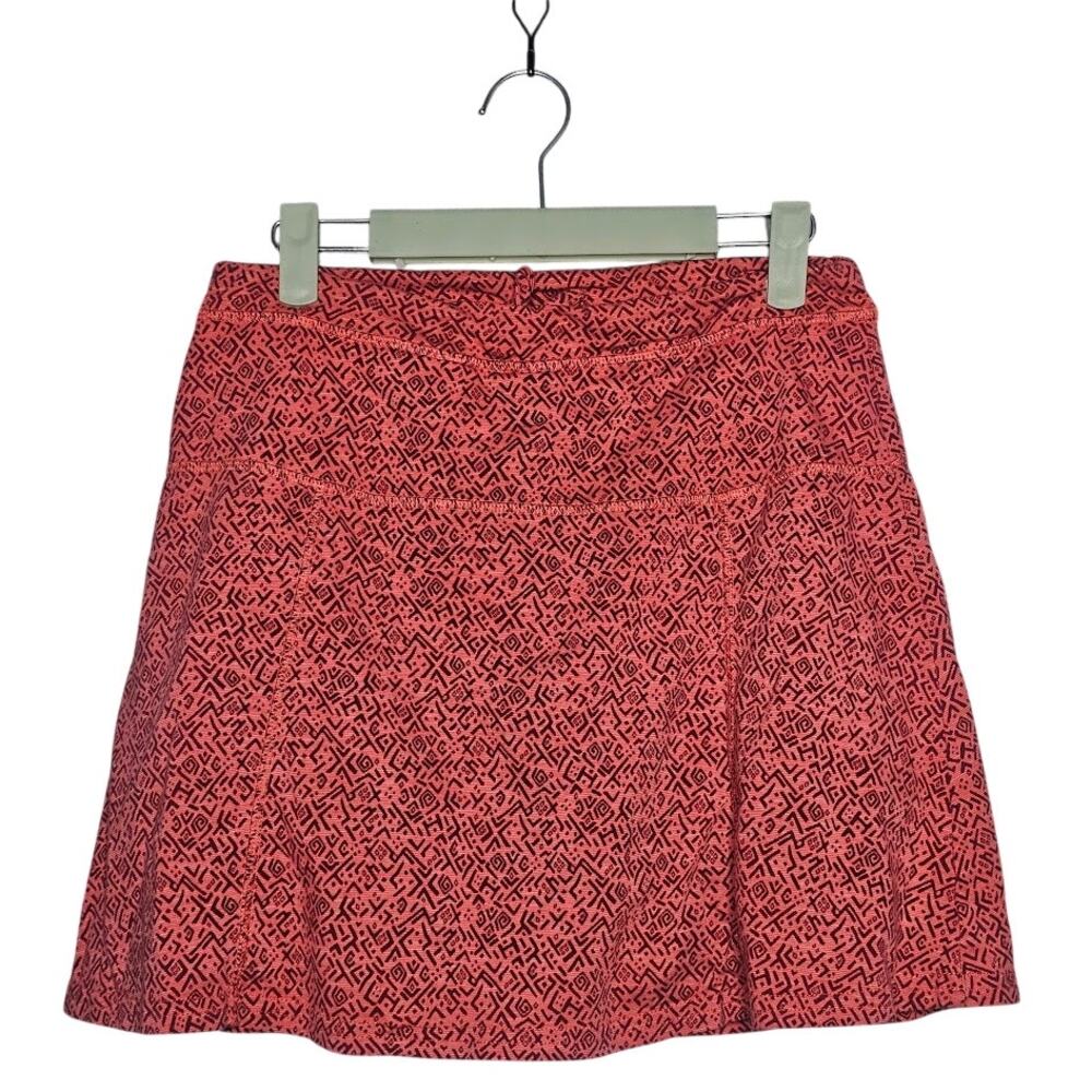 Toad & Co Orangle skort skirt tennis golf pull on mini skirt Women's size Small